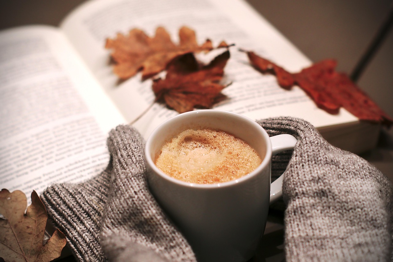 drink, coffee cup, coffee, food, leaves, autumn, book, sweater, mug, relaxation, cozy, coffee, nature, coffee, coffee, autumn, autumn, autumn, autumn, autumn, book, cozy